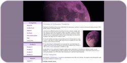 Astronomy Planets Web Template