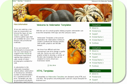 Gourds and Pumpkins Template