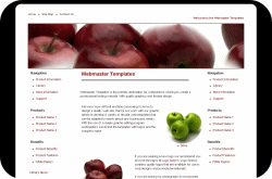 Red Delicious Apples Template