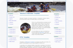 White Water Rafting Template