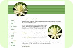 Water Lilies Template