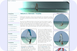 Windsurfing Lessons Template