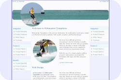 Wakeboarder Reaching Down Template