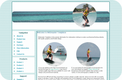 Wakeboard Lessons Template