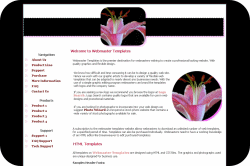 Oriental Pink Lily Template