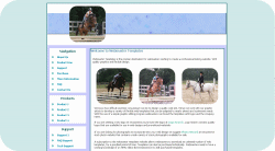 Horse Show Jumping Template