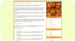 Orange Pumpkins Template