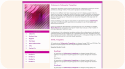 Hot Pink Abstract Template