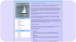 Sailboat With Full Sail Template