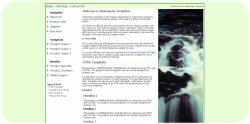 Cascading Waterfall Template