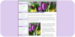 Easter Tulips Template