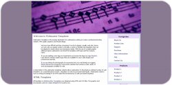 Score for Music Template
