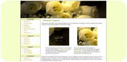 Rose Blossom Bouquet Web Template