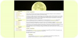 Moonlit Night Web Template