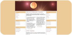 Astronomy Stars Web Template