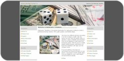 Dice Money and Cards Web Template