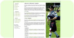 Bag Pipes Web Template
