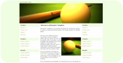 Billiards Web Template