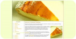 Cheesecake Dessert Web Template