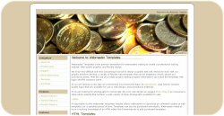 Coin Collection Web Template