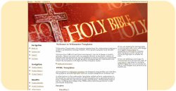 Holy Bible Web Template