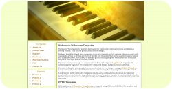 Piano Lessons Web Template